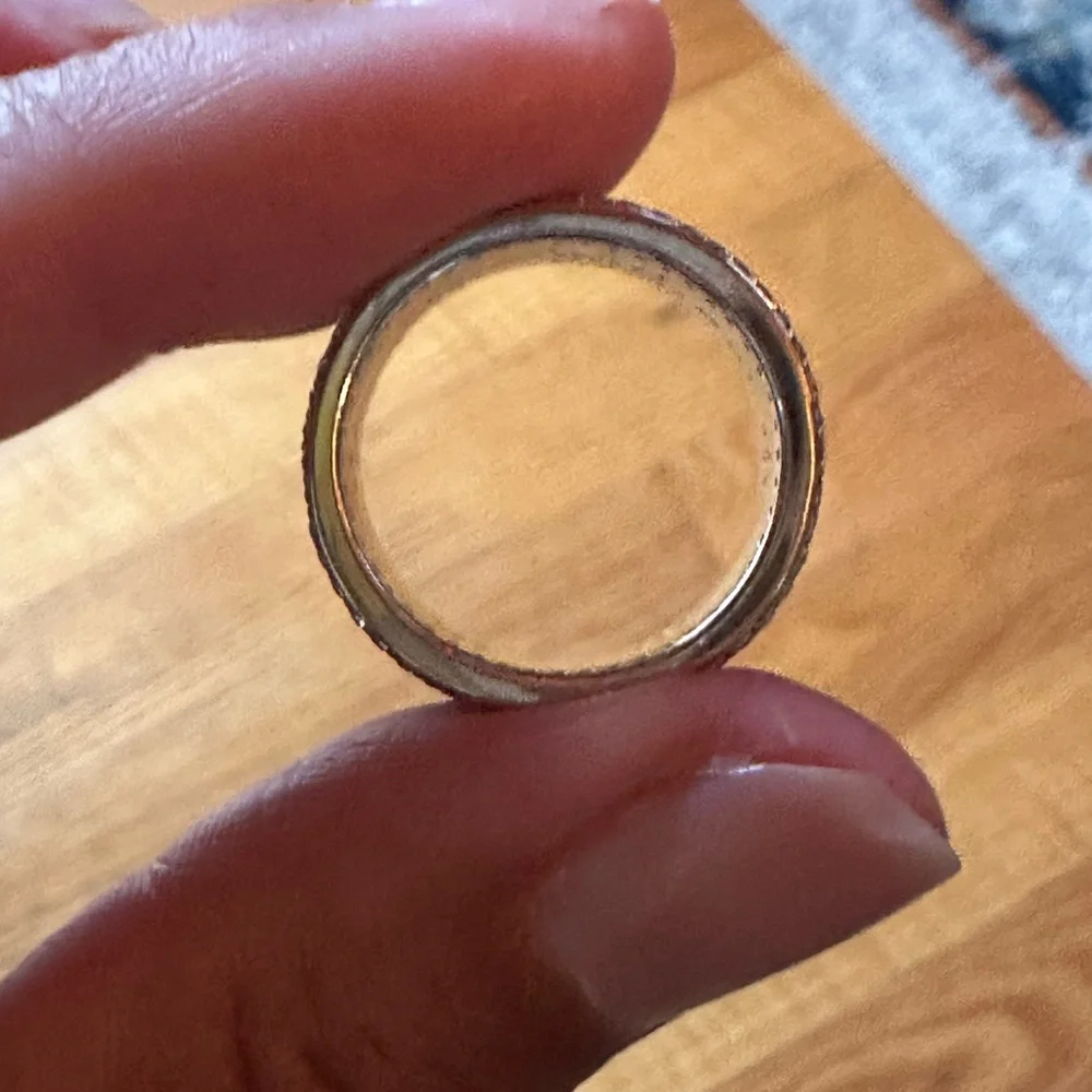 STERLING SILVER CLOVER RING - Picture 5 of 8